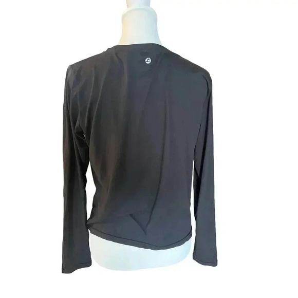 Legend women’s athletic top with twist bottom long sleeve activewear size large - Picture 6 of 7